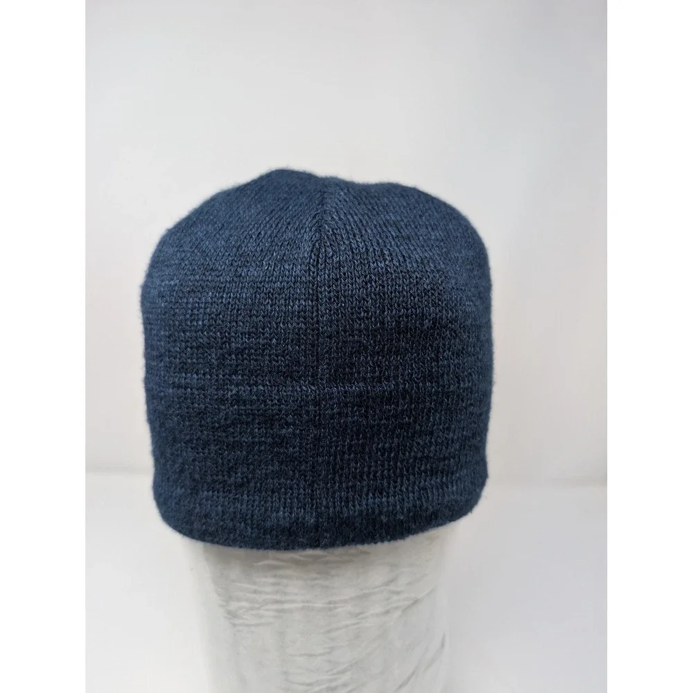 Northface Navy Fleece Lined Beanie + Carhartt Reversible Knit Hat Bundle‎ OS